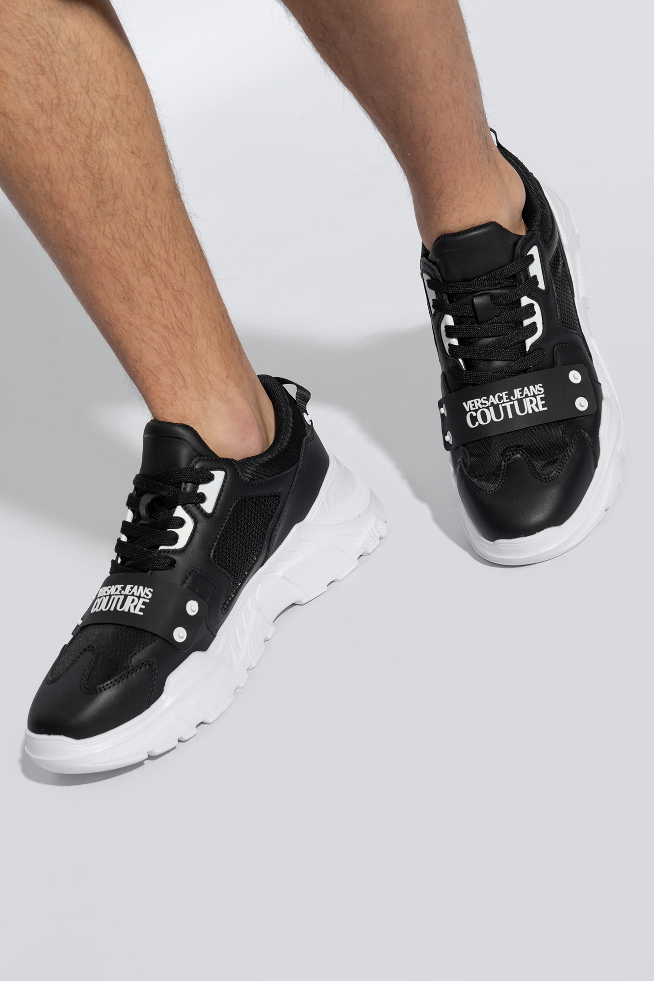 Versace jeans store sneakers black